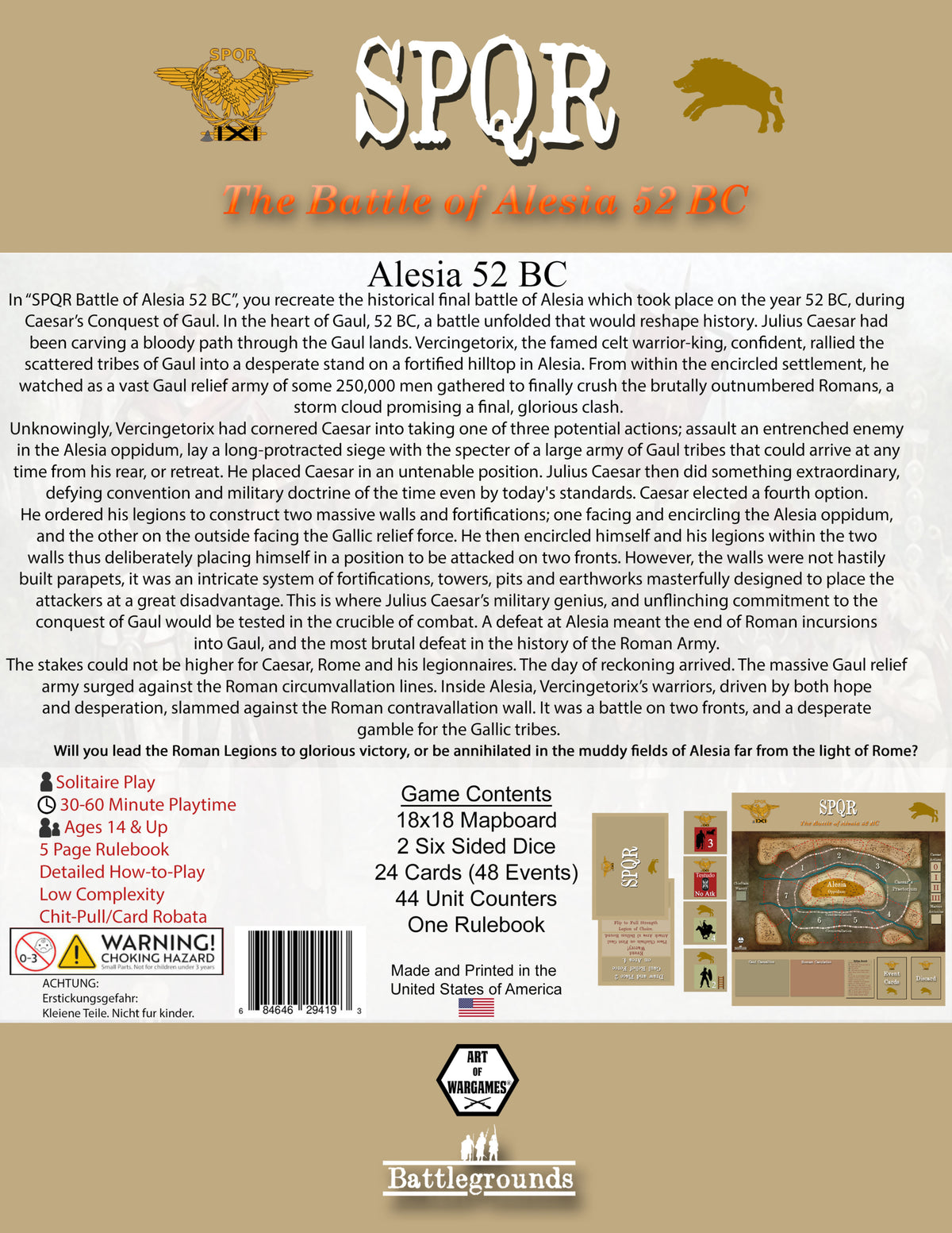 SPQR: The Battle of Alesia