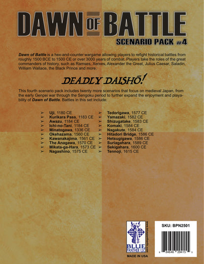 Dawn of Battle: Scenario Pack #4