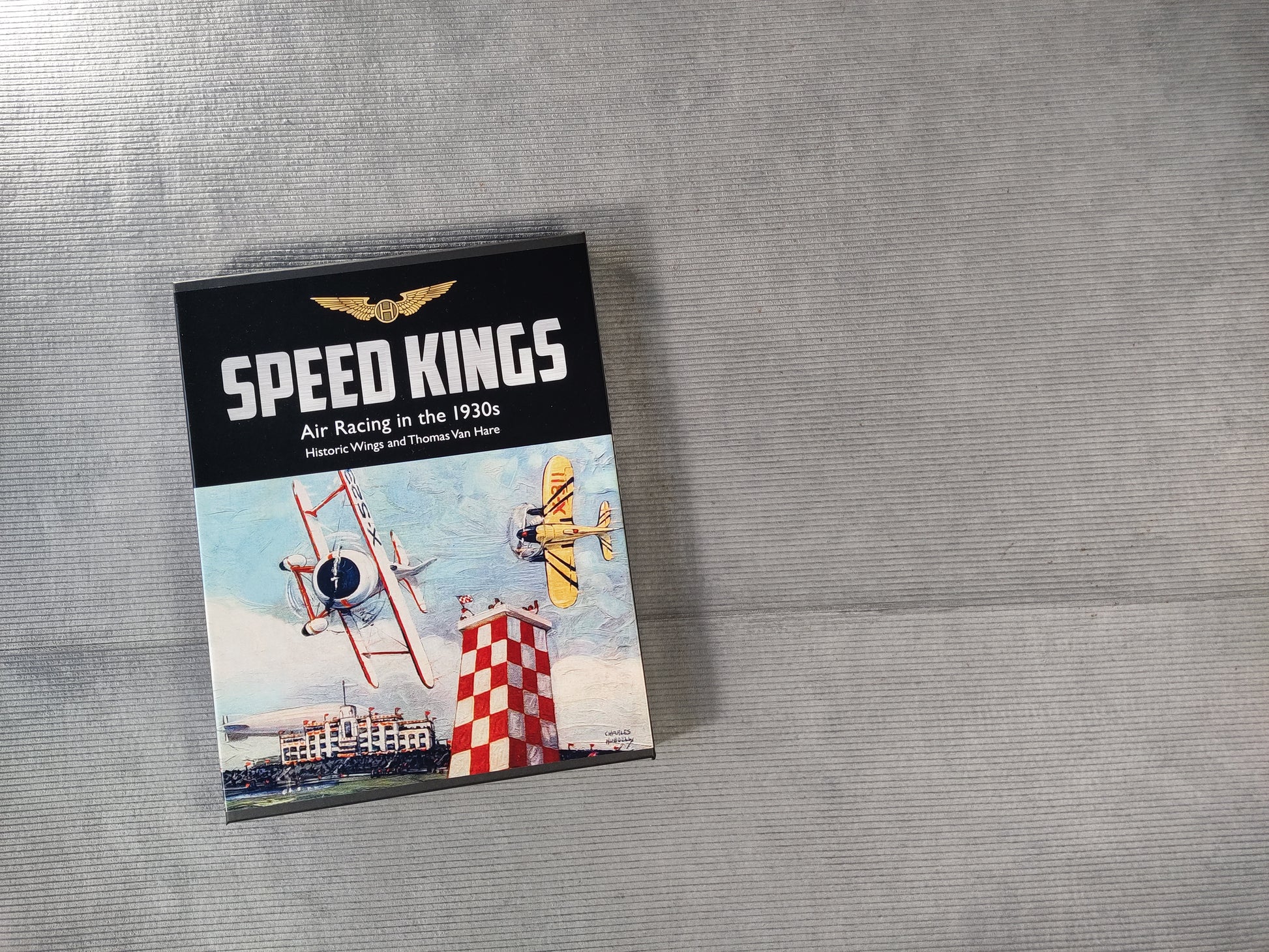 Game box titled 'Speed Kings' on a gray surface